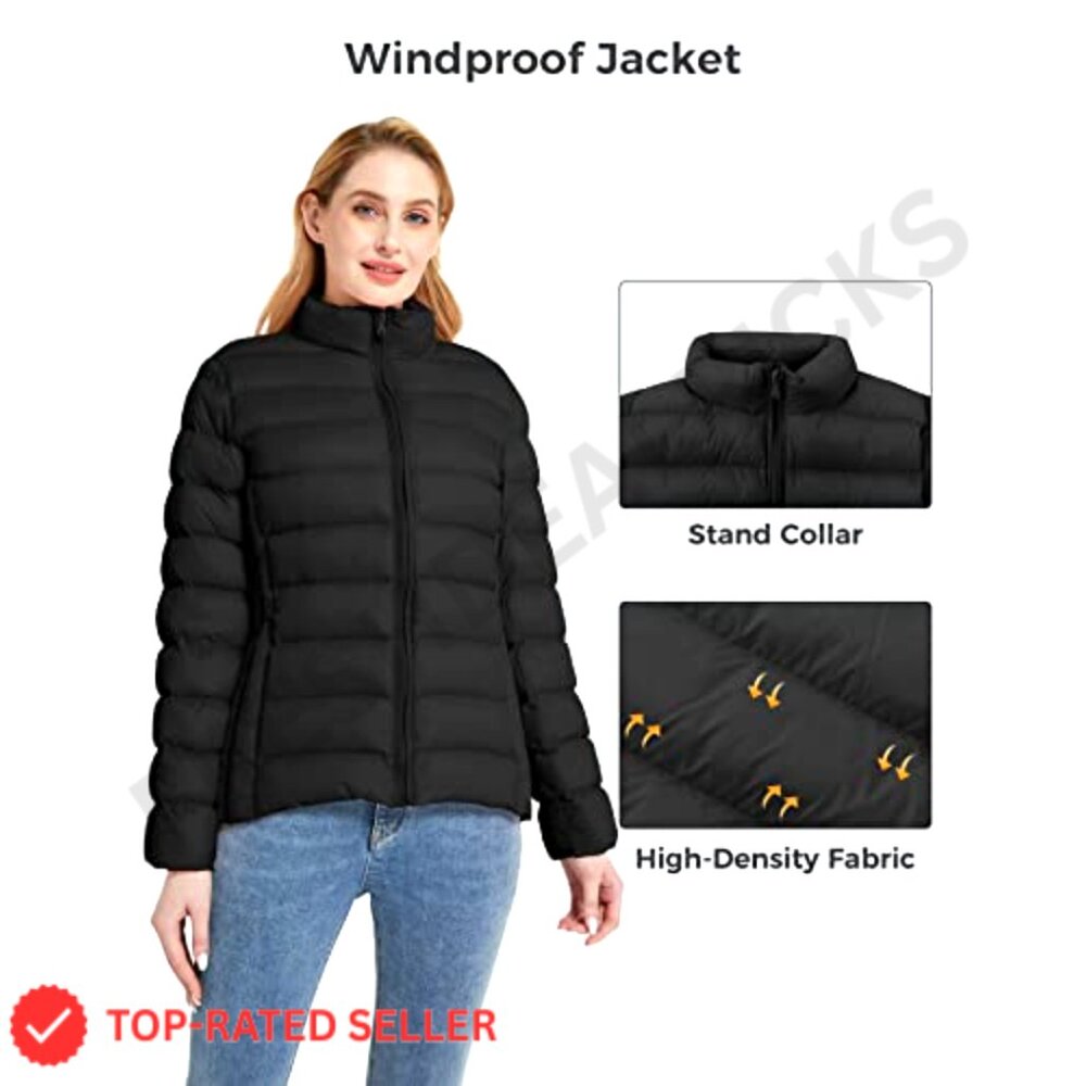 Packable Puffer Jacket Windproof Lightweight Wint… - image 5